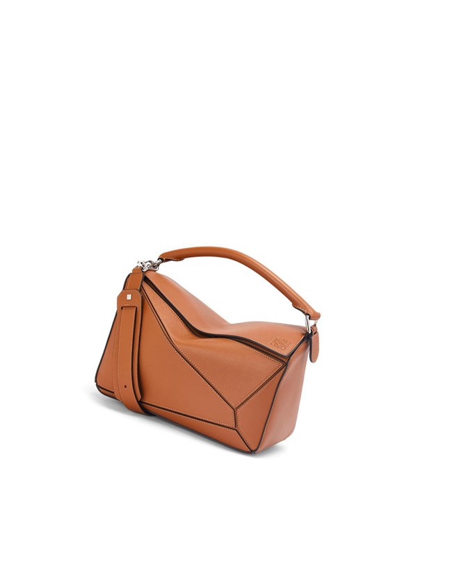 Loewe Puzzle bag in classic calfskin Tan | TRXI-13980